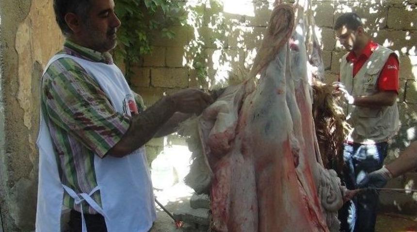 Yasin B&ouml;r&uuml; Adına Başlatılan Kampanya İle 250 Aileye Kurban Eti Ulaştırıldı
