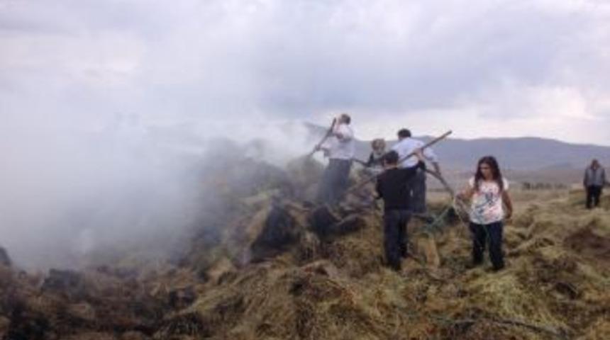 Ardahan&rsquo;da Ot Yangını