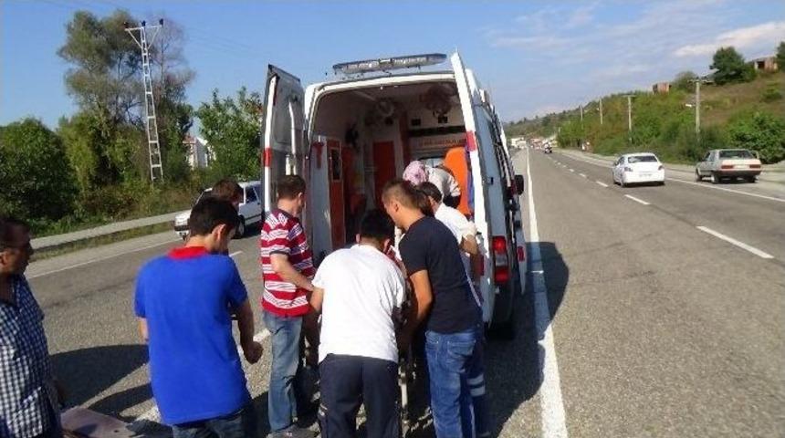 Devrek&rsquo;te Trafik Kazası: 1 Yaralı