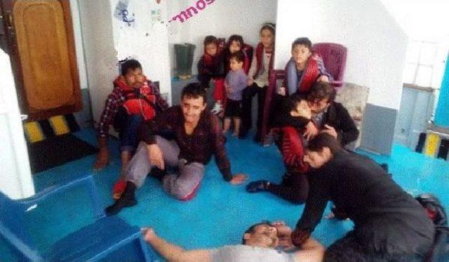 Botları Su Alan 11 Ka&ccedil;ağı Yunan Feribotu Kurdardı 1