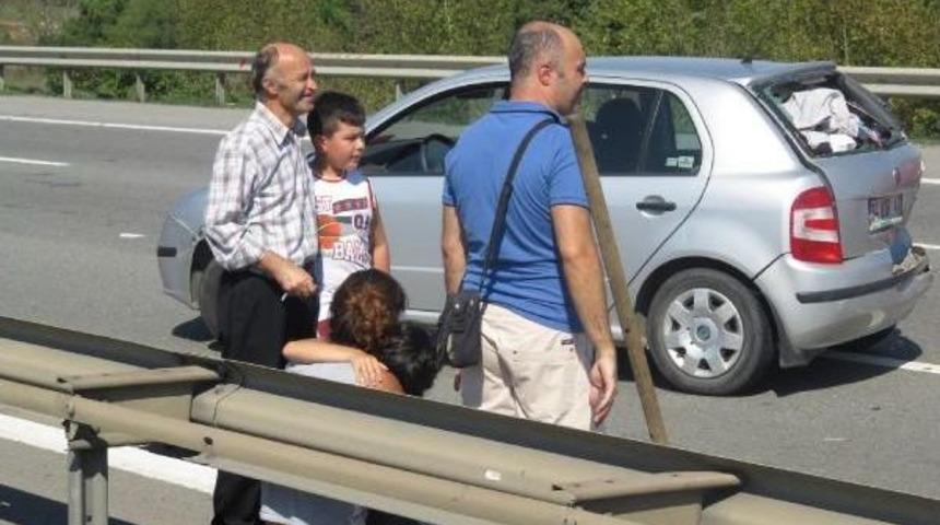 Tem'de Zincirleme Trafik Kazası: 8 Yaralı