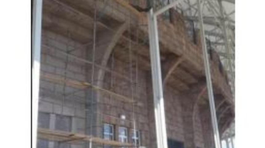 Osmanlı Stadı&rsquo;nın Etrafı Surlarla &Ccedil;evriliyor