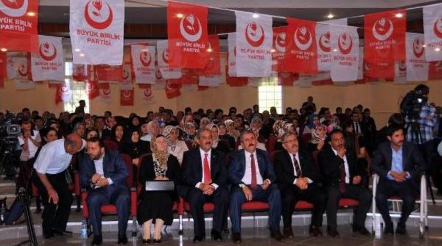 Bbp Lideri Destici: Ter&ouml;r&uuml;n Belinin Kırılmasını Değil, Yok Edilmesini Istiyoruz