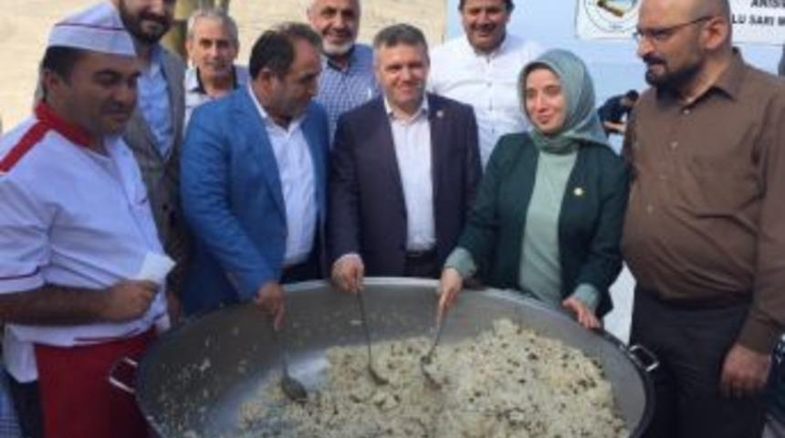 Akp Milletvekili Adayları &Ccedil;atalzeytin&rsquo;de Pilav G&uuml;n&uuml;ne Katıldılar