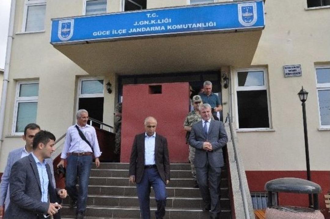Giresun Valisi Hasan Karahan Saldırı B&ouml;lgesinde