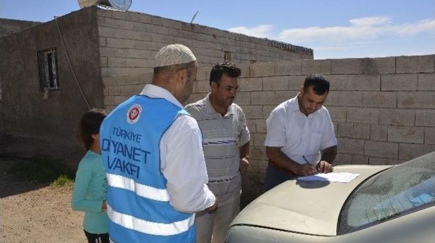 Viranşehir&rsquo;de Diyanet Vakfı&rsquo;ndan 300 Aileye Kurban Eti&rlm;