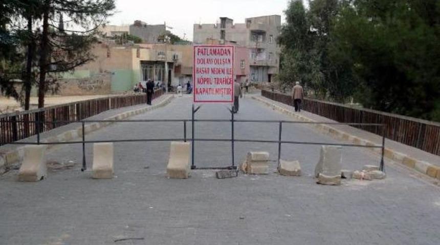 Nusaybin'de Pkk'nın Tahrip Ettiği K&ouml;pr&uuml; Trafiğe Kapatıldı