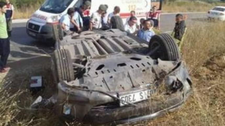 Denizli&rsquo;de Trafik Kazası: 2 Yaralı