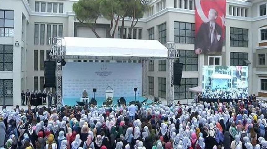 Erdoğan Kızlarının Mezun Olduğu Okulun Yeni Binasını A&ccedil;tı