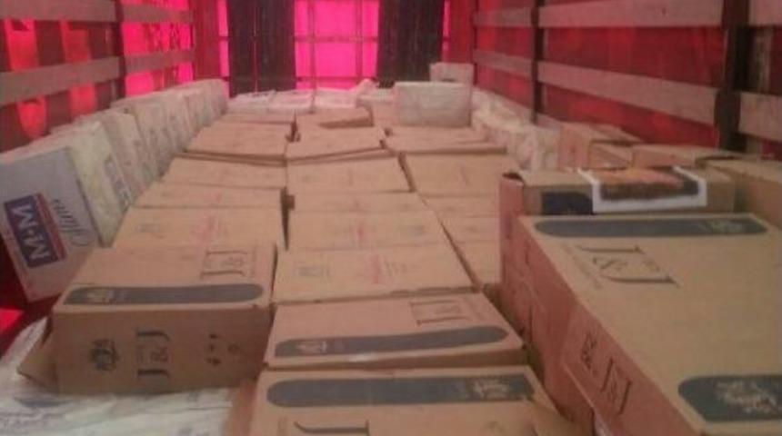 Tır'da 267 Bin Ka&ccedil;ak Sigara Ele Ge&ccedil;ti