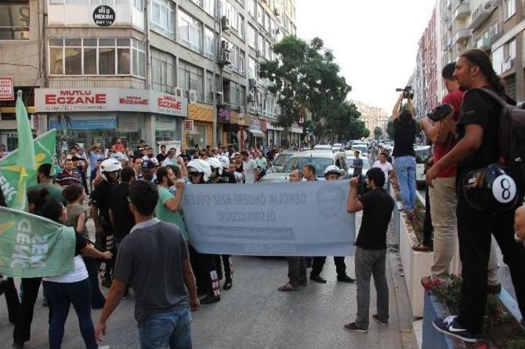 Mersin&rsquo;de Yolu Trafiğe Kapatarak Eylem Yapan Gruba Polis M&uuml;dahalesi