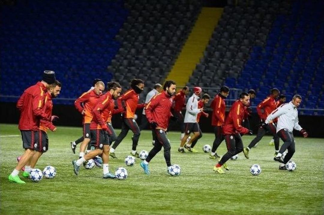 Galatasaray, Astana Ma&ccedil;ı Hazırlıklarını S&uuml;rd&uuml;rd&uuml;