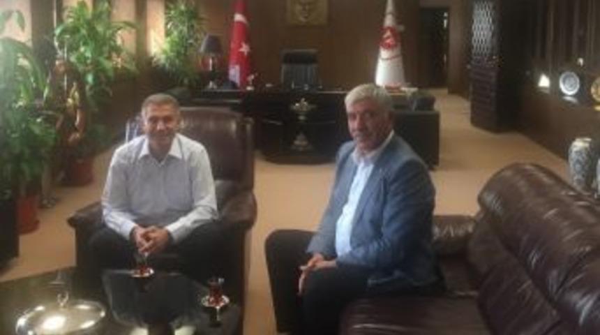 Atso Başkanı Uslu, Tpao Genel M&uuml;d&uuml;r&uuml; Şişman&rsquo;ı Ziyaret Etti