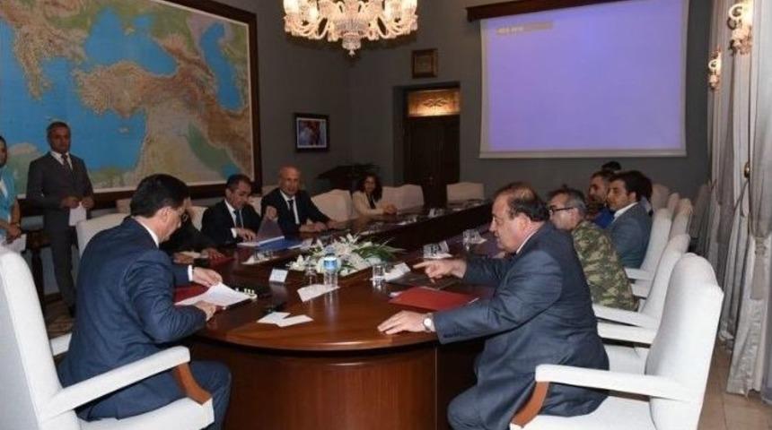 Hatay&rsquo;da Se&ccedil;im G&uuml;venliği Toplantısı Yapıldı