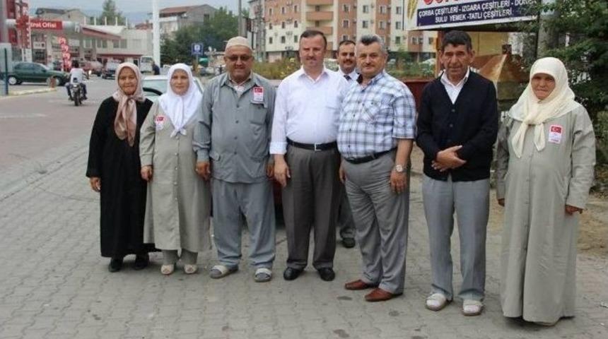 &Ccedil;aycuma&rsquo;da İlk Hacı Kafilesi Karşılandı