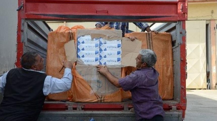 Meyve Sandıkları Arasında 1 Milyon Tl Değerinde Ka&ccedil;ak Sigara Ele Ge&ccedil;irildi