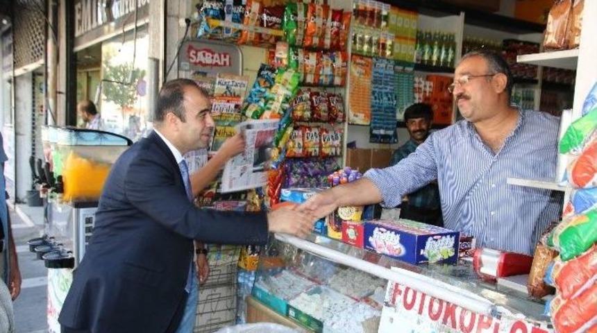 Başkan &Ccedil;ift&ccedil;i&rsquo;den Esnafa Ziyaret