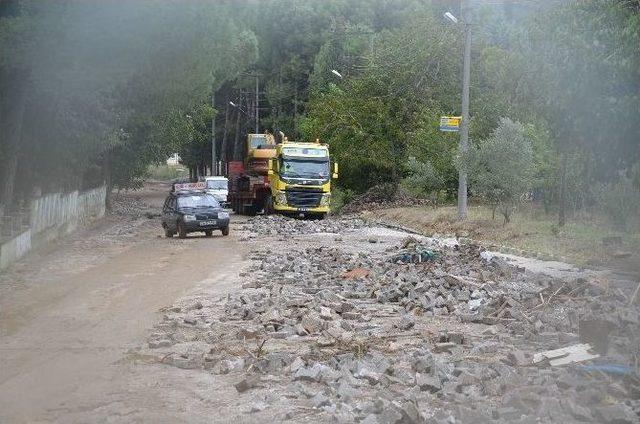 Gemlik’te Arabaları Sürükleyen Selin Yaraları Sarılıyor