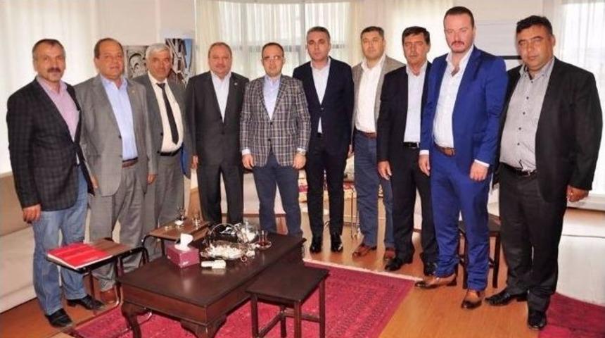 Ziraat Odası Başkanlarından Ak Parti &Ccedil;anakkale Milletvekili Turan&rsquo;a Ziyaret