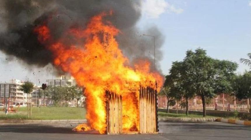 Şanlıurfa&rsquo;Da Itfaiyeden Yangın Ve Kurtarma Tatbikatı