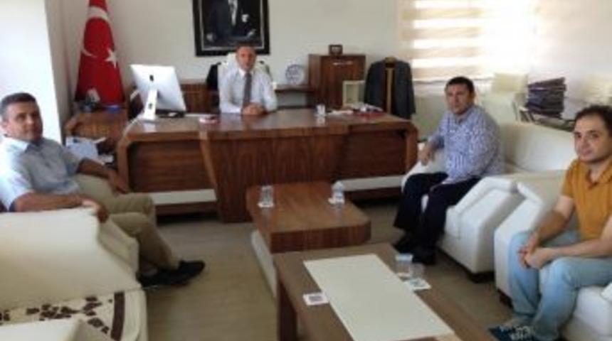 Elmalı Myo Y&ouml;netiminden Kaymakam Saltaş&rsquo;a Ziyaret