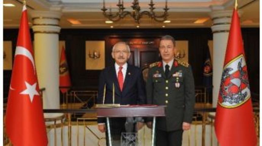 Kılı&ccedil;daroğlu, Genelkurmay Başkanı Orgenal Akar&rsquo;ı Ziyaret Etti