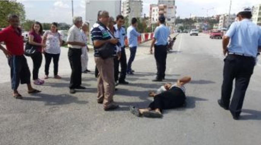 Otomobilin &Ccedil;arptığı Yaya Ağır Yaralandı