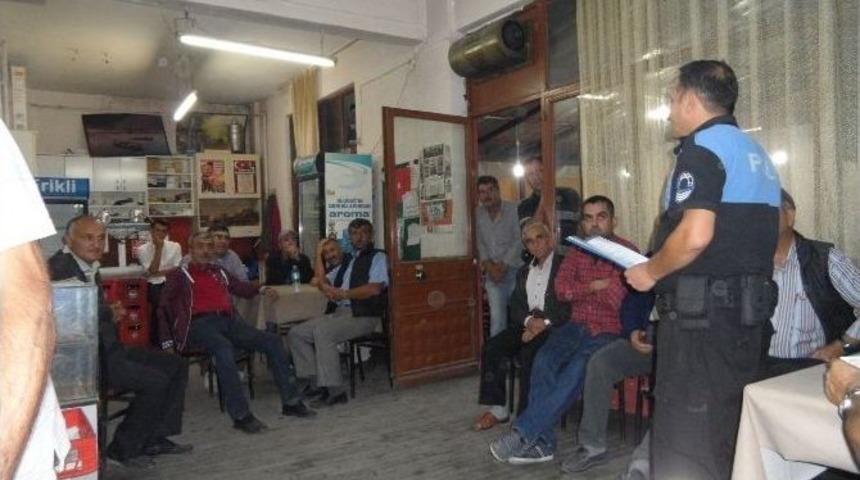 Toplu Destekli Polisler Hırsızlık Olaylarına Karşı Bilgilendirdi