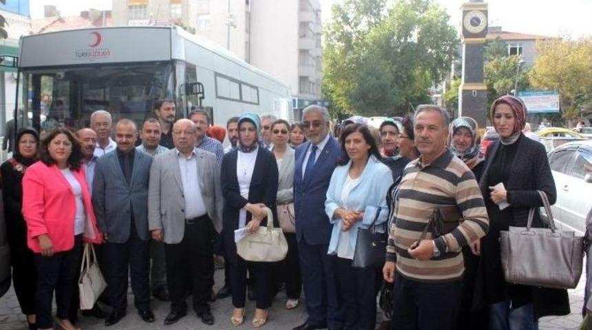 Ak Parti Teşkilatları Kan Bağışladı