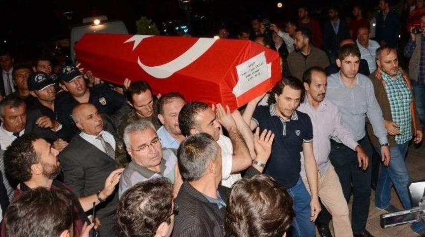 Şehidin Cenazesi Aksaray&rsquo;a Getirildi