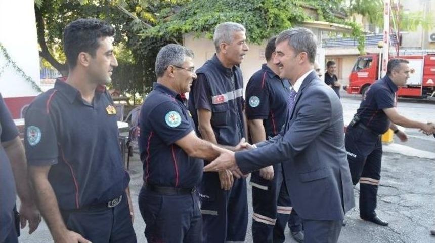 Başkan Şirin&rsquo;den İtfaiyeye Kutlama Ziyareti