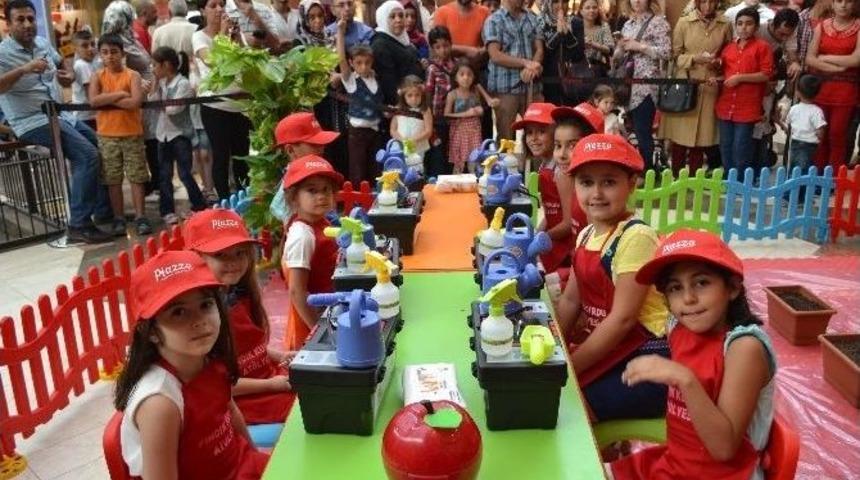 Piazza Minik Bah&ccedil;ıvanlar İle Doldu