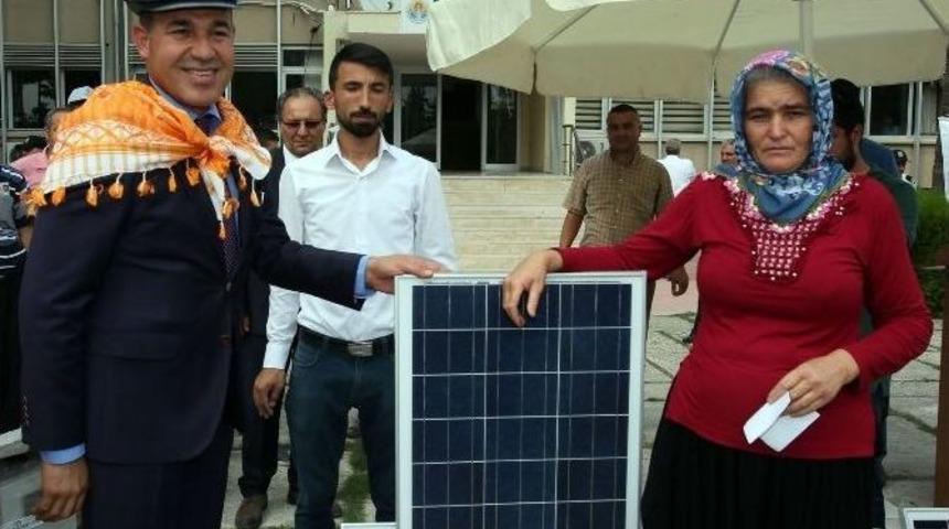 K&ouml;yl&uuml;ye Elektrik &Uuml;retim Paneli