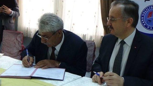 Kars’ta Kalkınma Bakanlığı’nca Kabul Edilen Sodes Projeleri İmzalandı