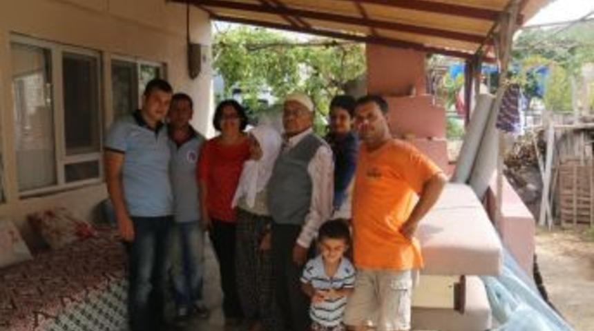 Evi Yanan Aileye B&uuml;y&uuml;kşehir Desteği