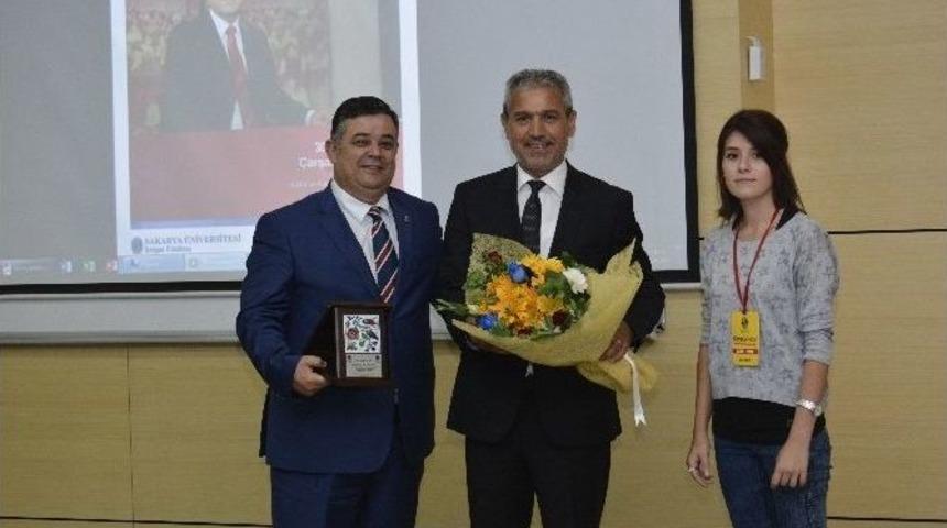 Sa&uuml; İletişim Fak&uuml;ltesi Eğitim A&ccedil;ılış Dersine Abbas G&uuml;&ccedil;l&uuml; Katıldı