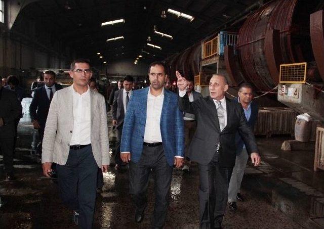 Ak Parti Milletvekili Çonkar, Tuzla’da Fabrikaları Ziyaret Etti