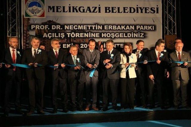 Prof.dr. Necmettin Erbakan Parkı 11. Cumhurbaşkanı Abdullah Gül Ve Fatih Erbakan’ın Katılımı İle Açıldı