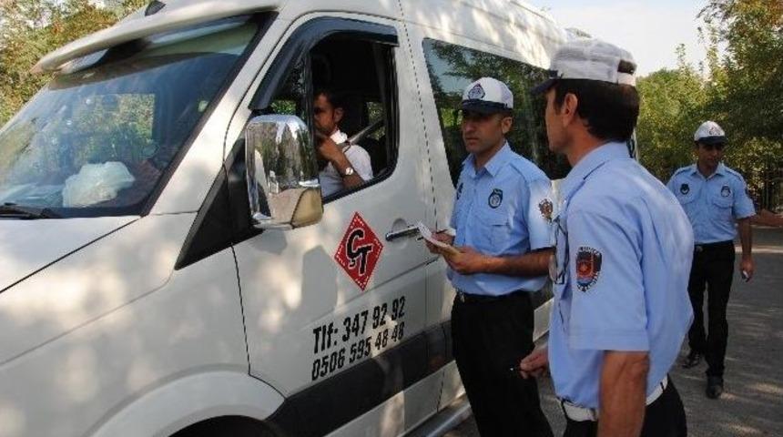 Zabıtadan Öğrenci Servislerine Denetim