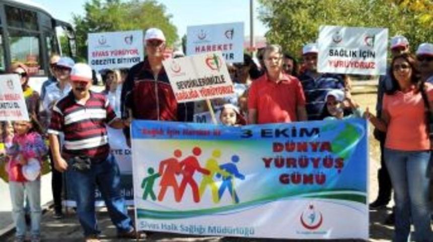 Sivas&rsquo;ta Sağlık Yaşam Y&uuml;r&uuml;y&uuml;ş&uuml; Yapıldı