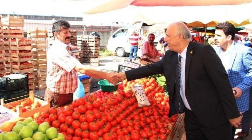 &Ouml;zbakır Pazarcı Esnafından Destek İstedi
