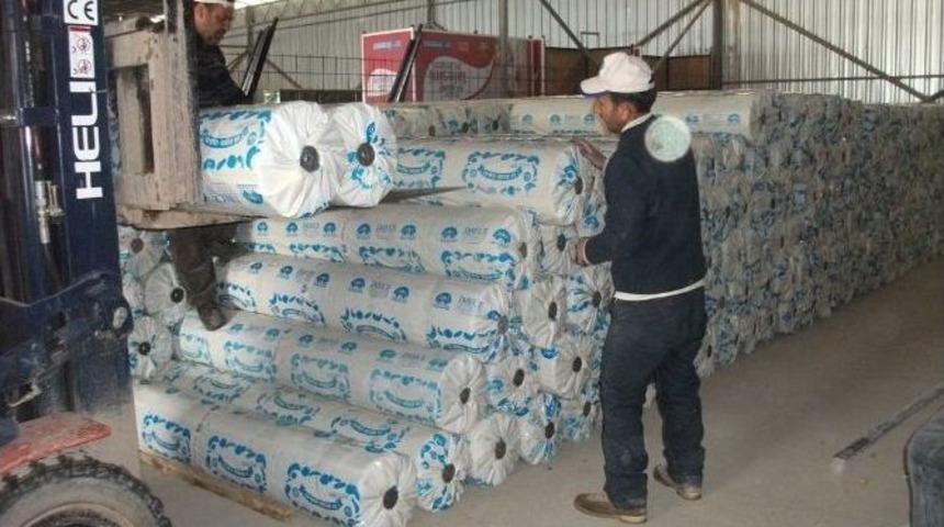 B&uuml;y&uuml;kşehir&rsquo;den &Ccedil;ift&ccedil;ilere Sera Naylonları Desteği