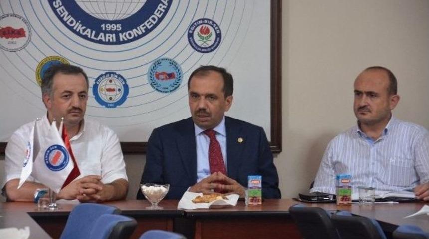 Ak Parti Milletvekili Balta, Diyanet-sen Trabzon Şubesinde Konuştu