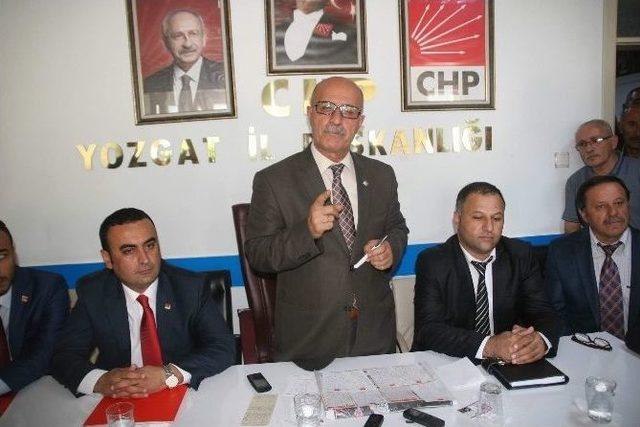 Chp Yozgat İl Başkanlığı Milletvekili Adaylarını Tanıttı