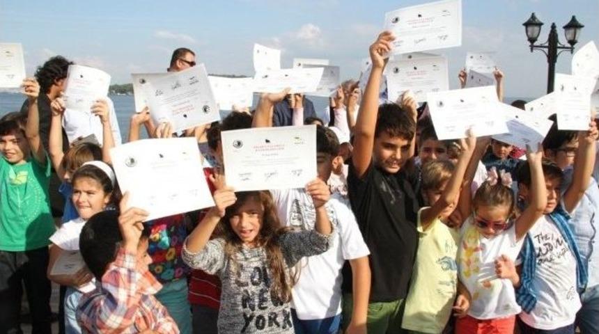 Kartal’ın Yelkenci Çocukları Eğitim Sertifikalarını Aldı
