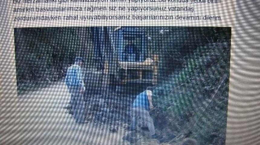 K&ouml;y Muhtarının Kanalizasyon İsyanı