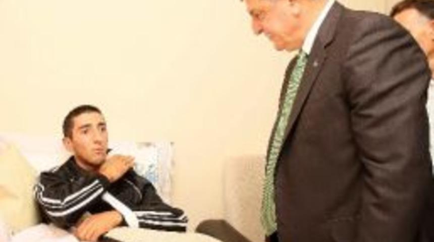 Başkan Karaosmanoğlu’ndan, Gazi Varçın’a Ziyaret