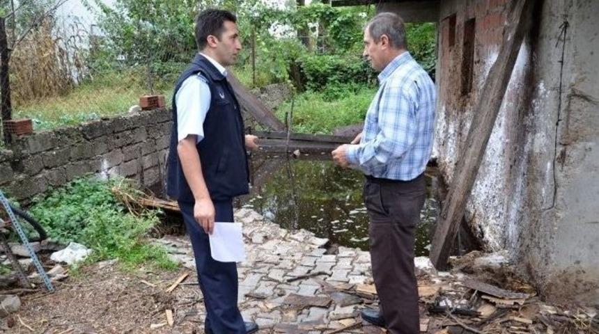 Erenler&rsquo;de Zabıta Ekipleri Ahırları Denetliyor