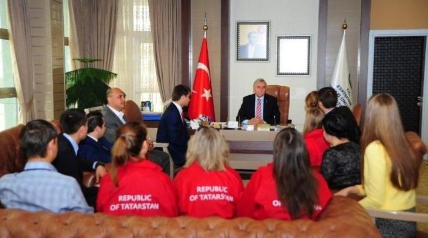 Tataristan Heyetinden Esog&uuml;&rsquo;ye Ziyaret