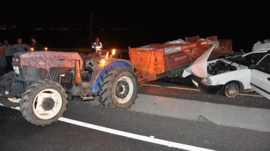 Akhisar&rsquo;da Kaza; 1 &Ouml;l&uuml;, 7 Yaralı